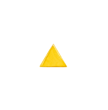 14K Gold Triangle