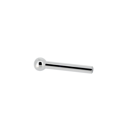18 threadless barbell 1/8 (3.1mm) with 3/32 ball(2.3mm)