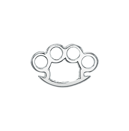 Brass knuckle in white gold, and fit 1.2mm 16gx11mm