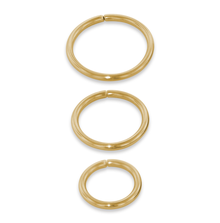 18k Gold Seam ring