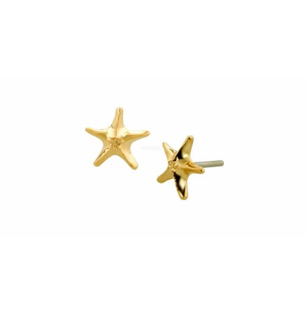 18k Gold Seastar, Push fit