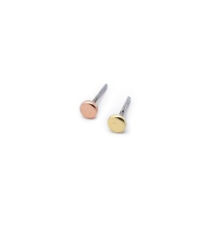 18K yellow gold disk for pushpin