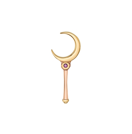 Threaded End - Hey Sailor - Magic Wand - 15mm with Pink Saphire
