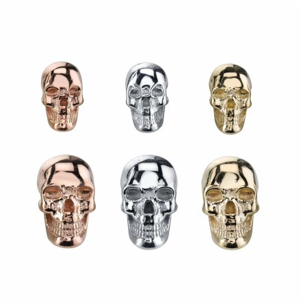 14k Pin - Skull with Flat Back - 7x4mm
