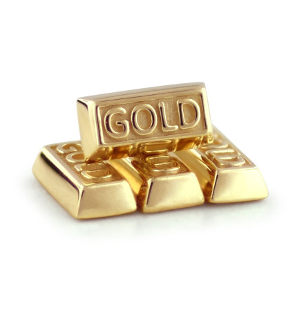 14k Goldbar fits push pin