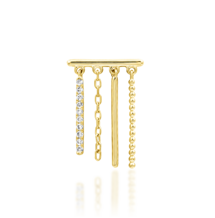 14k Gold Double Pin Chime