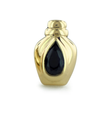 18K Gold Poison Bottle